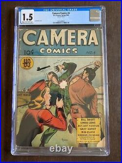 Camera Comics #4 CGC 1.5 Golden Age 1945