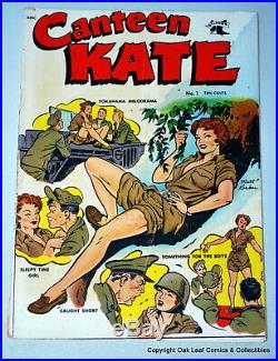 Canteen Kate 1 Golden Age St John Comic Book 1952 VG-F Matt Baker cover & art