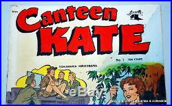 Canteen Kate 1 Golden Age St John Comic Book 1952 VG-F Matt Baker cover & art