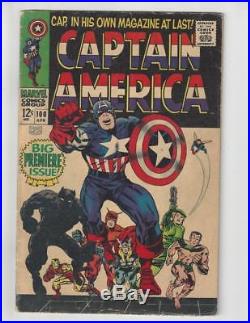 Captain America #100/1st Cap Title Since Golden Age/VG