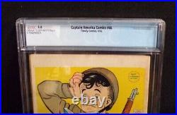 Captain America #46 Timely Comics Golden Age Cgc Graded 5.0 Holocaust Nazi Cover