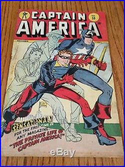 Captain America #59 Timely Golden Age