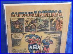 Captain America #76 Human Torch Story 1954 Atlas / Marvel Coverless Golden Age