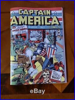 Captain America Comics # 1 1941 Golden Age Replica Edition