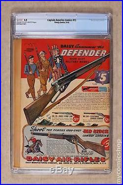 Captain America Comics (1941 Golden Age) #15 CGC 4.0 0045641001