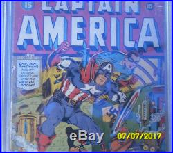 Captain America Comics (1941 Golden Age) #15 CGC 5.0 Bondage cover