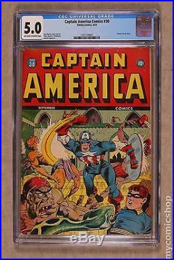 Captain America Comics (1941 Golden Age) #30 CGC 5.0 1251129001