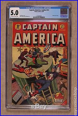 Captain America Comics (1941 Golden Age) #43 CGC 5.0 1218246001