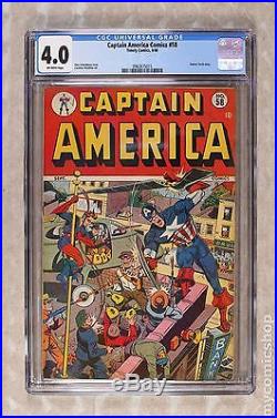 Captain America Comics (1941 Golden Age) #58 CGC 4.0 0962675015