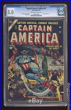 Captain America Comics (1941 Golden Age) #77 CGC 5.0 0958273003