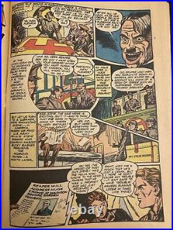 Captain America Comics #22 GOLDEN AGE 1943 TIMELY Marvel Shores ICONIC cover HTF