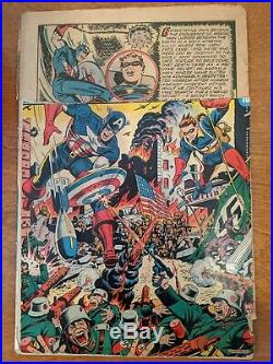Captain America Comics #37 CLASSIC WWII Cover ESTATE FOUND Timely Golden Age