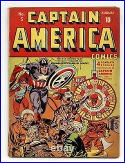 Captain America Comics #5 GD/VG 3.0 1941