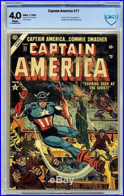 Captain America Comics #77 CBCS 4.0 1954 Golden Age