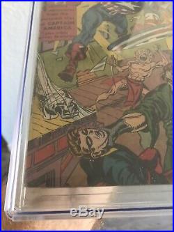 Captain America Comics # 9. Cgc 3.5 OW. Golden Age Timely. Jack Kirby Joe Simon