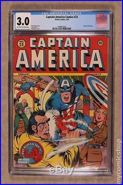 Captain America Comics (Golden Age) #23 1943 CGC 3.0 1488605005