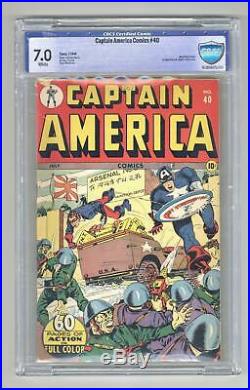 Captain America Comics (Golden Age) #40 1944 CBCS 7.0