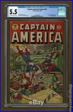 Captain America Comics (Golden Age) #45 1945 CGC 5.5 1210005007