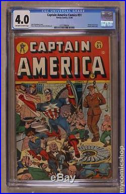Captain America Comics (Golden Age) #51 1945 CGC 4.0 1277788004