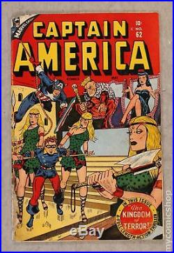 Captain America Comics (Golden Age) #62 1947 GD- 1.8
