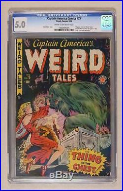 Captain America Comics (Golden Age) #75 1950 CGC 5.0 1335511005