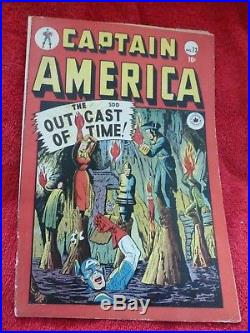 Captain America Golden Age Comic #73 Rare. In Final Issue Series Run 1949 6.5