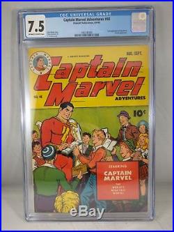 Captain Marvel Adventures #48 1945 CGC 7.5 High Grade Golden Age, Last Steamboat