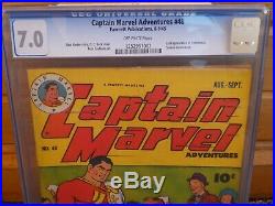 Captain Marvel Adventures 48 CGC 7.0 OW Centered Golden Age SHAZAM
