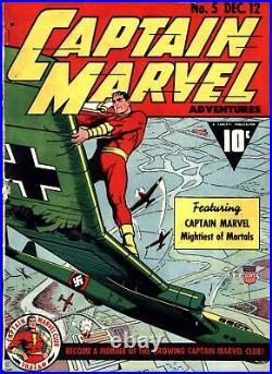Captain Marvel Adventures #5 Golden Age Fawcett 1.0