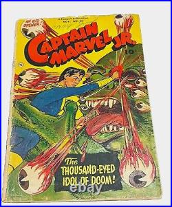 Captain Marvel Jr. #115 1952? Golden Age Classic Pre Code Low Grade Complete