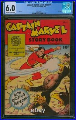 Captain Marvel Story Book #4? CGC 6.0? Last Issue! Golden Age Fawcett 1949