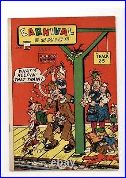 Carnival Comics 13 Golden Age Rare Only Issue Pershing Square 1945