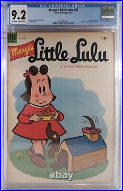 Cgc 9.2 Nm- Marge's Little Lulu #64 Dell Publishing 1953 Golden Age Scarce