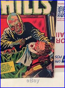 Chamber Of Chill #18 1953 Pre-code Horror/ Rare Barber Shop Cover. Golden Age