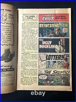 Chamber Of Chills #22 Comics Pre Code Horror Golden Age 1954 Good+ A4