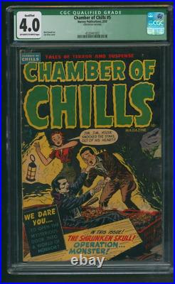 Chamber of Chills #5 CGC 4.0 Pre-code Horror Harvey Publications Comics 1952