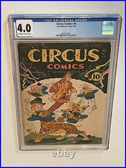 Circus Comics #1 (Farm Woman's Pub, 1945) CGC 4.0 Golden Age Comic