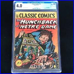 Classic Comics #18 ORIGINAL EDITION? CGC 4.0? Golden Age Gilberton Comic 1944
