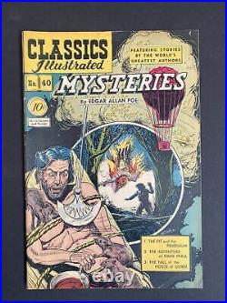 Classics Illustrated #40 HRN #40 in VG, 1947, Gilberton comics