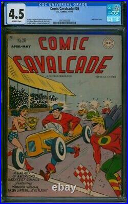 Comic Cavalcade #26 (DC 1948)? CGC 4.5? Golden Age Flash Wonder Woman Comic