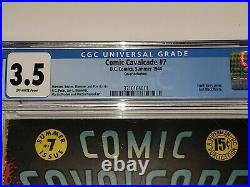 Comic Cavalcade #7 CGC 3.5 Last Black Pirate 1944 Golden Age