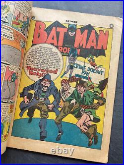 Coverless BATMAN #37 1946 Classic JOKER DC Comics 0.5 1940s Golden Age