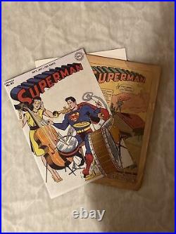 Coverless Complete? Superman #42 1946 Wayne Boring Cover! Complete