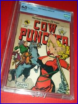 Cow Puncher #6 Avon Golden Age 1947 Cbcs 6.0