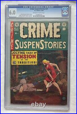 Crime SuspenStories # 21 CGC 6.0 EC Comics 1954 Johnny Craig PCH Pre-Code Horror