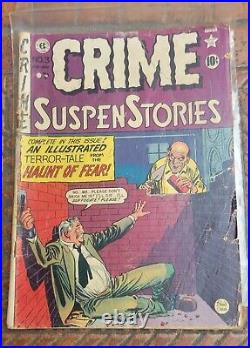 Crime SuspenStories #3 Comic Book 1951 Old Witch Begins! VERY RARE