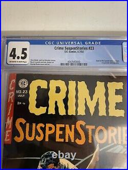 Crime Suspenstories #23 CGC 4.5. Bright Colors