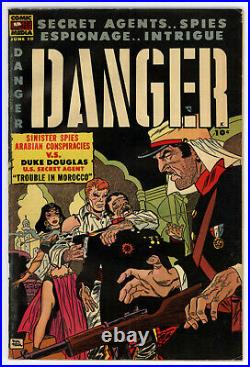 DANGER #10 Rare COMIC MEDIA Plus two Original Pay Copy Scripts by Ken Fitch