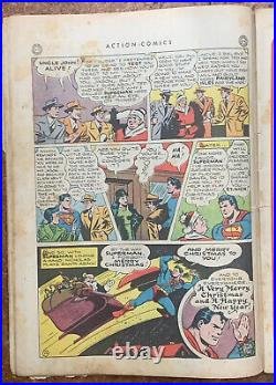 DC ACTION COMICS #81 Feb 1945 SUPERMAN + ZATARA Golden Age Low grade COMPLETE
