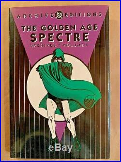 DC Archive Editions Golden Age Spectre Vol. 1 $49.95 cover 2003 Rare OOP NM